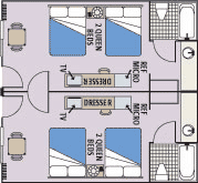 The Family Suite B Room Layout